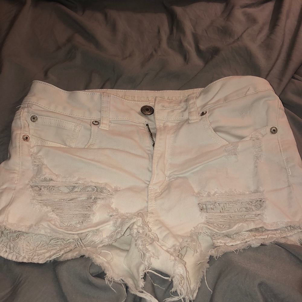 White American eagle shorts (denim)